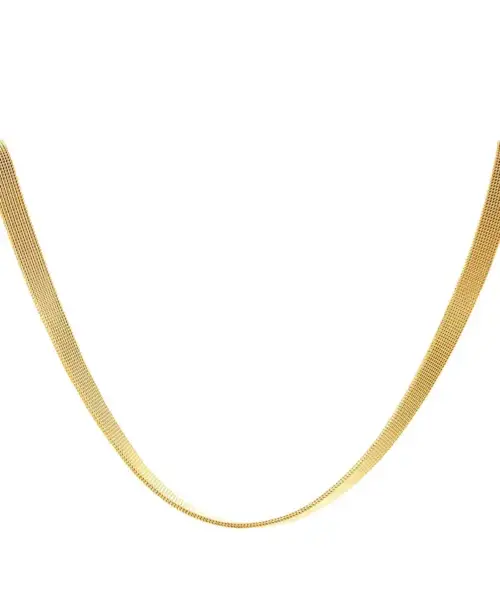 Colier plat Eleganța - auriu