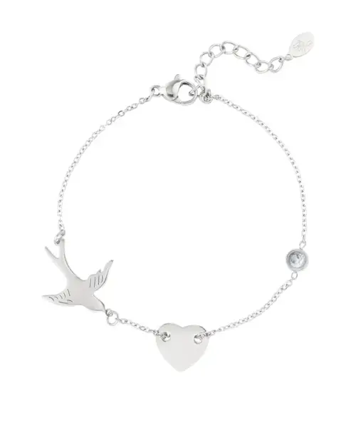 Brățară 3 farmece - argintiu