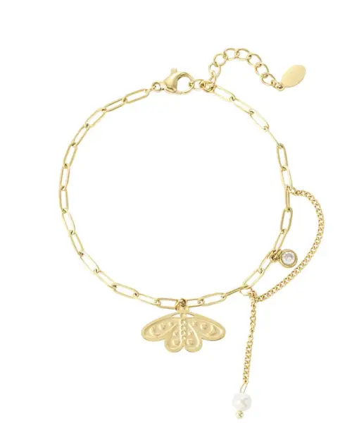 Brățară îngeraș înaripat - auriu